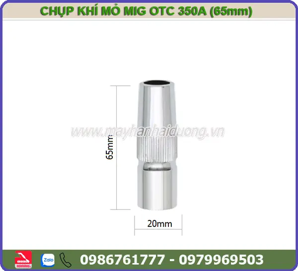 CHỤP KHÍ OTC 350A (65MM)