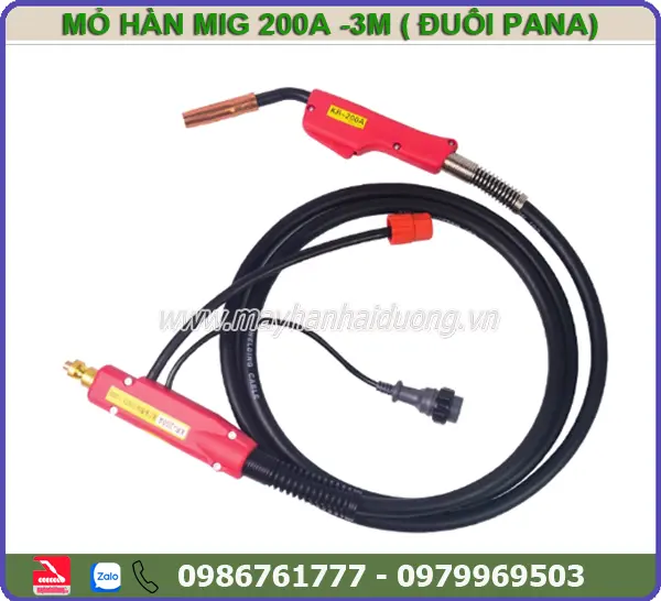 MỎ HÀN MIG P 200A - 3M