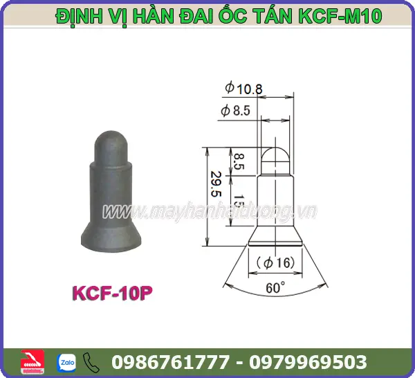 ĐỊNH VỊ HÀN BẤM ĐAI ỐC TÁN KCF-M10