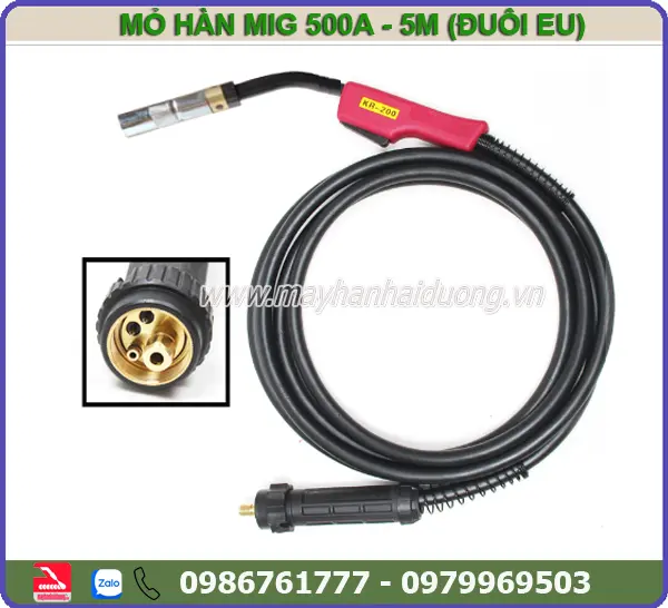 MỎ HÀN MIG B 500A - 5M