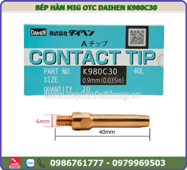 BÉP HÀN K980C30 - L40X0.9 (10C)