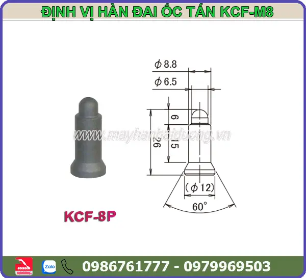 ĐỊNH VỊ HÀN BẤM ĐAI ỐC TÁN KCF-M8