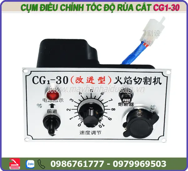 ĐIỀU CHỈNH TỐC ĐỘ RÙA CG1-30