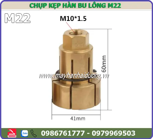 CHỤP KẸP HÀN BU LÔNG M22