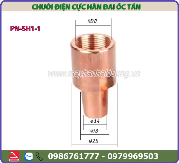 CHUÔI ĐIỆN CỰC HÀN  ĐAI ỐC TÁN