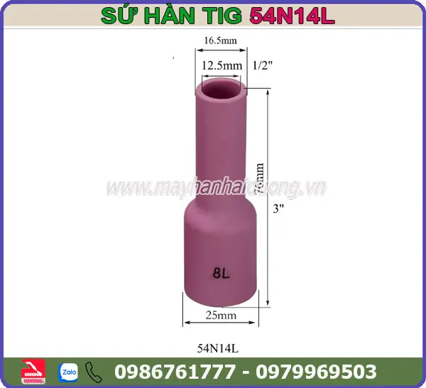 SỨ HÀN TIG 54N14L (#8)