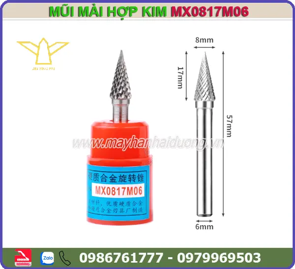 MŨI MÀI HỢP KIM MX0817M06