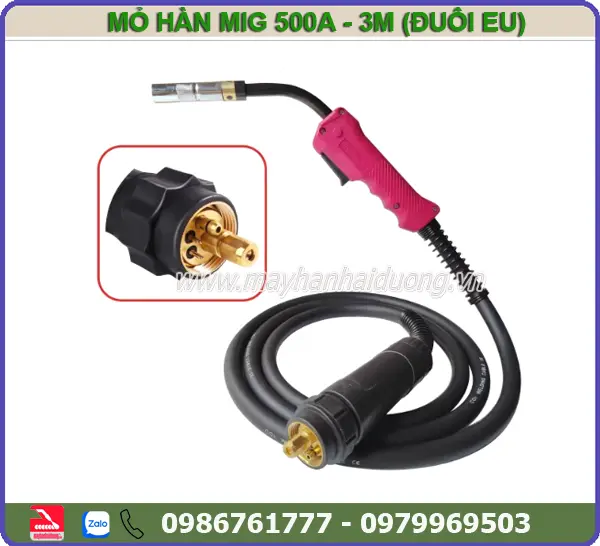 MỎ HÀN MIG B 500A - 3M