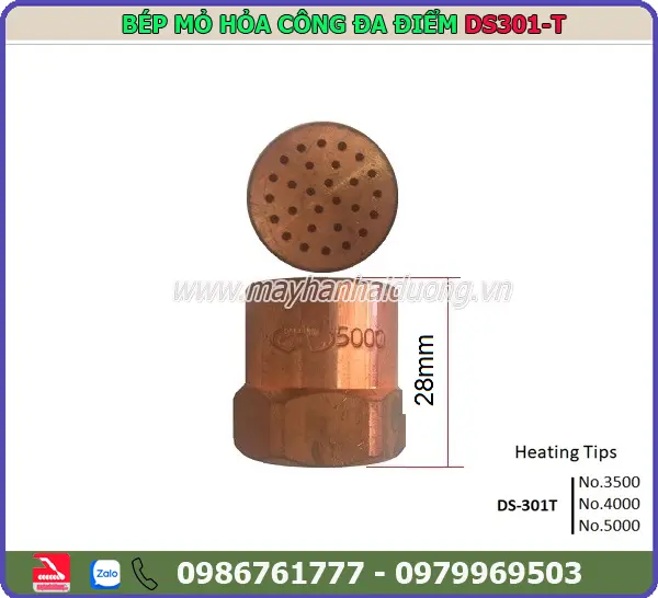 BÉP MỎ HỎA CÔNG ĐA ĐIỂM DS301T