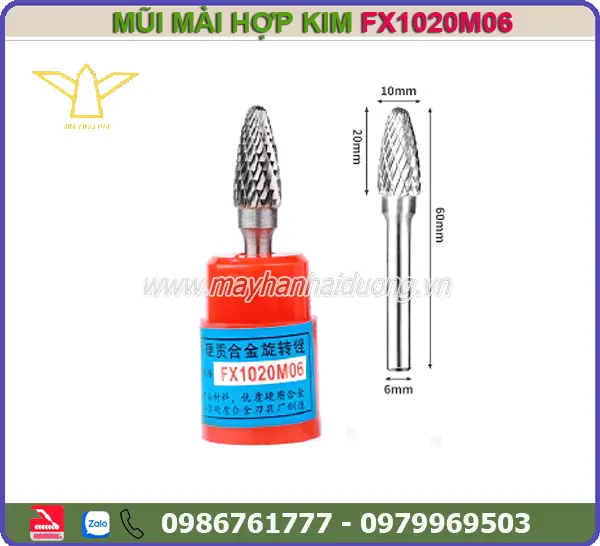 MŨI MÀI HỢP KIM FX1020M06