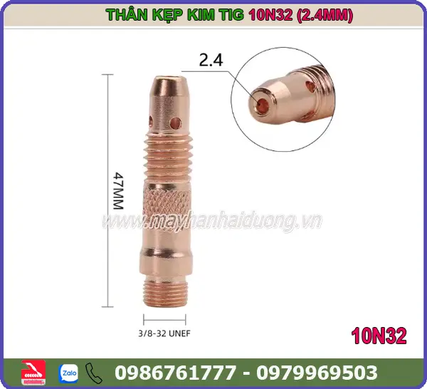 THÂN KẸP KIM 10N32(2.4MM)