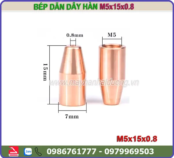 BÉP DẪN DÂY BÙ M5x15x0.8