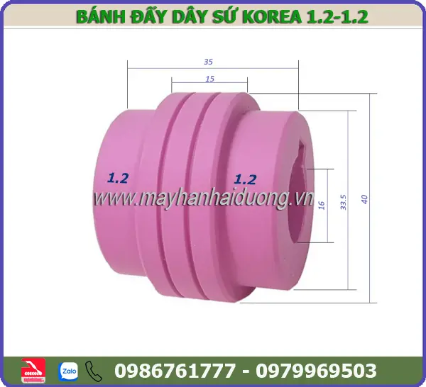 BÁNH  ĐẨY DÂY 1.2-1.2 HÀN QUỐC