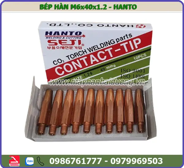 BÉP HÀN MIG M6x40x1.2 HANTO (10C)