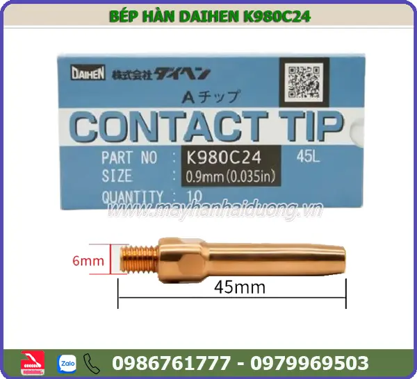 BÉP HÀN K980C24 - L45X0.9 (10C)