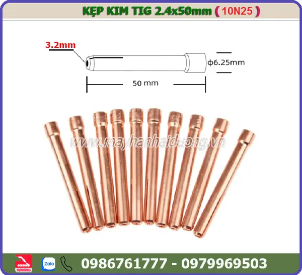 KẸP KIM TIG 3.2x50mm (10C)