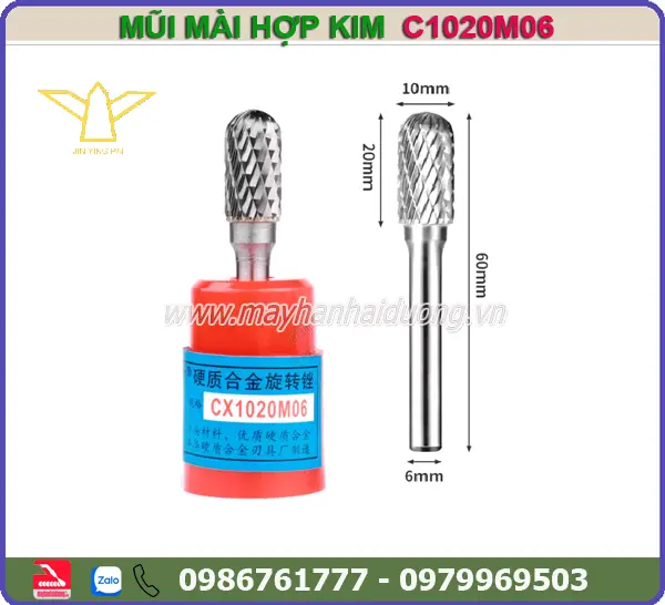 MŨI MÀI HỢP KIM CX1020M06