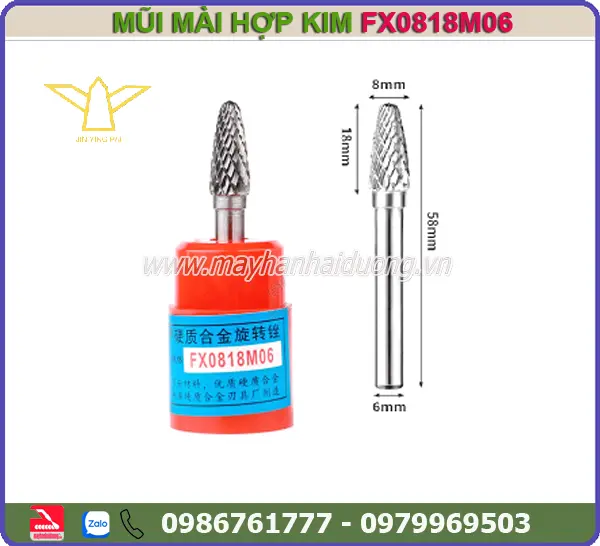 MŨI MÀI HỢP KIM FX0818M06